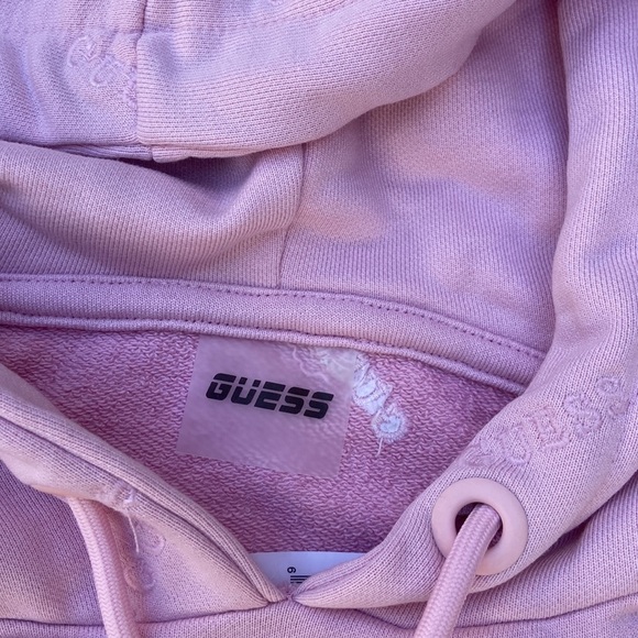 New GUESS Astra Crop Hoodie SZ S - Picture 10 of 11